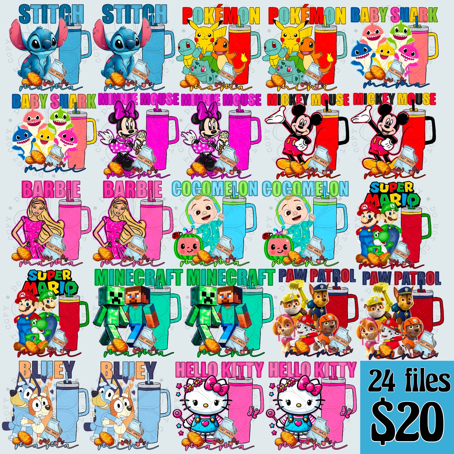 All 24 designs