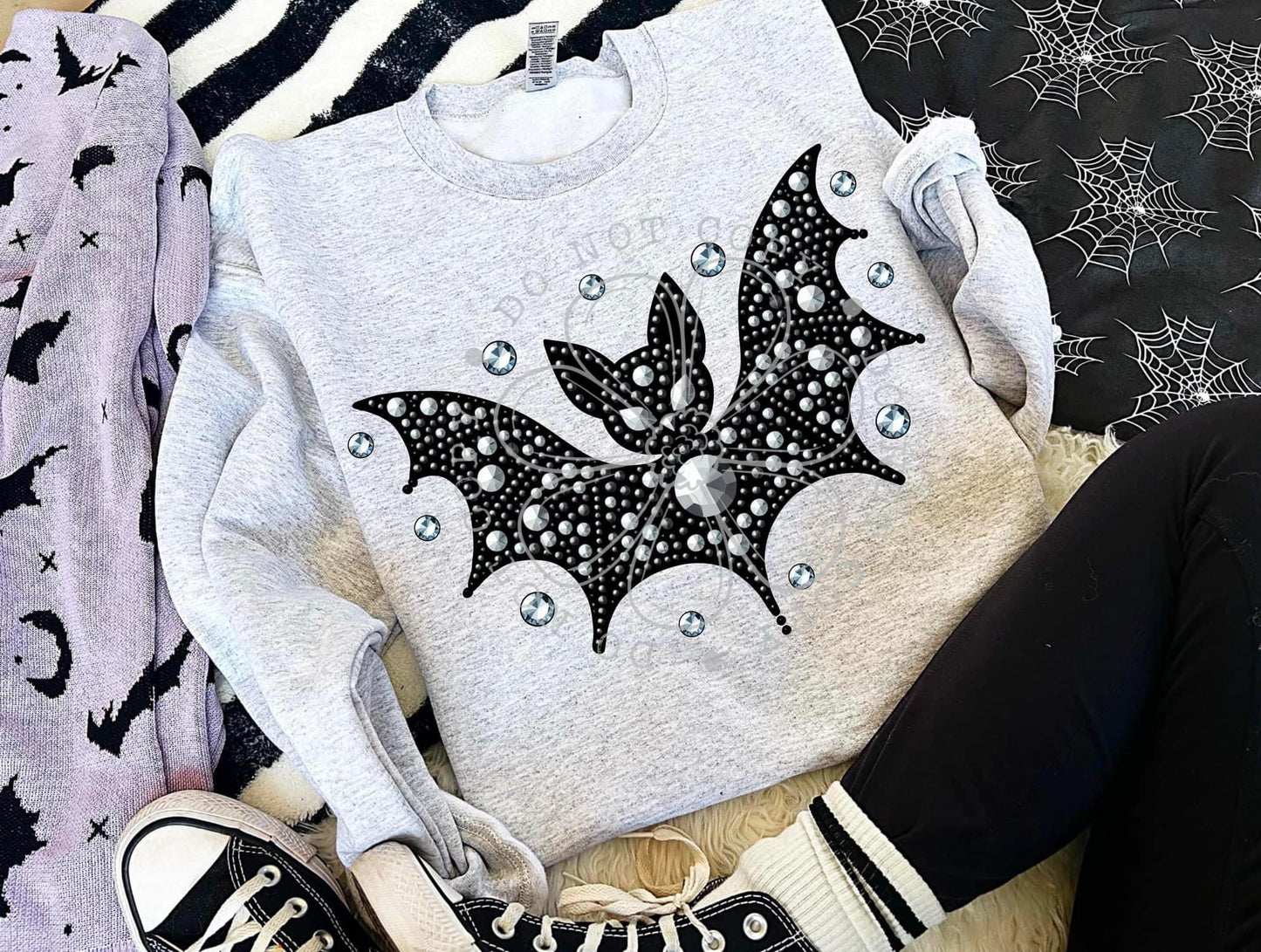 Rhinestone bat