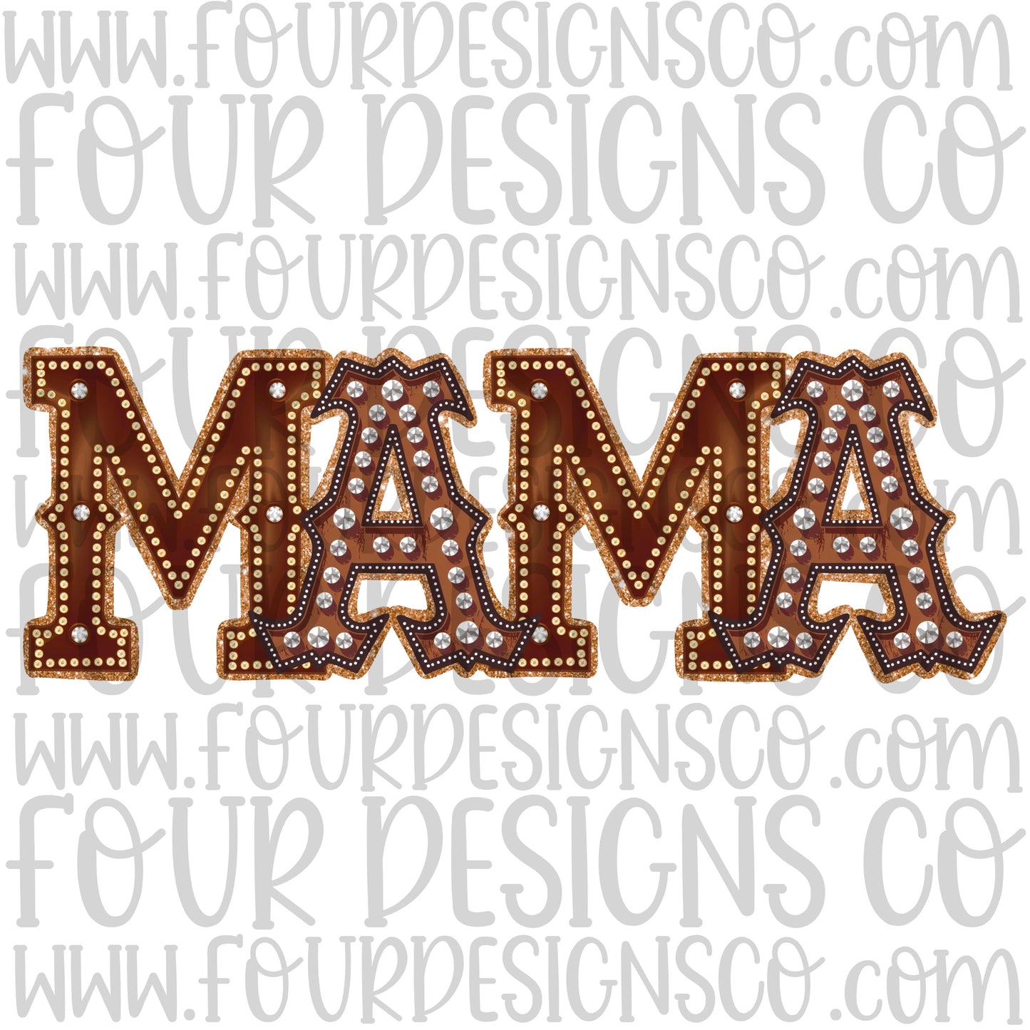 Western letters- mama