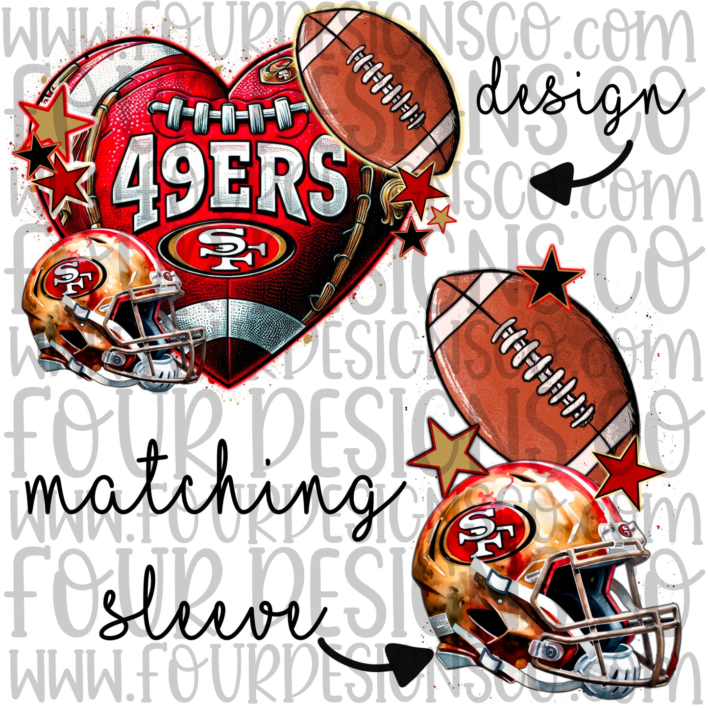 49ers with sleeve