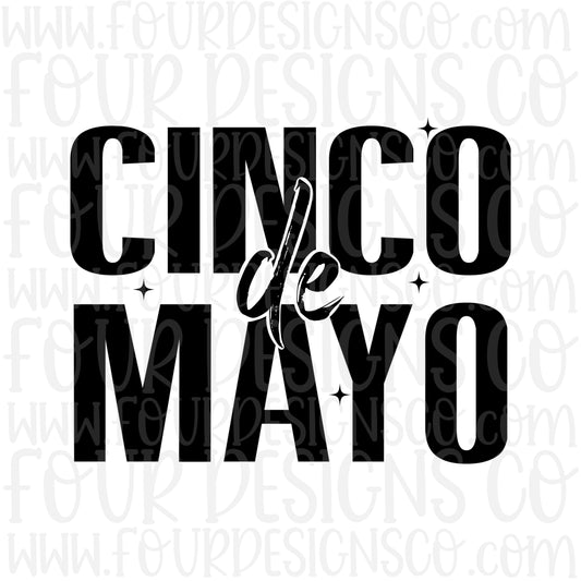 Single color Cinco de Mayo