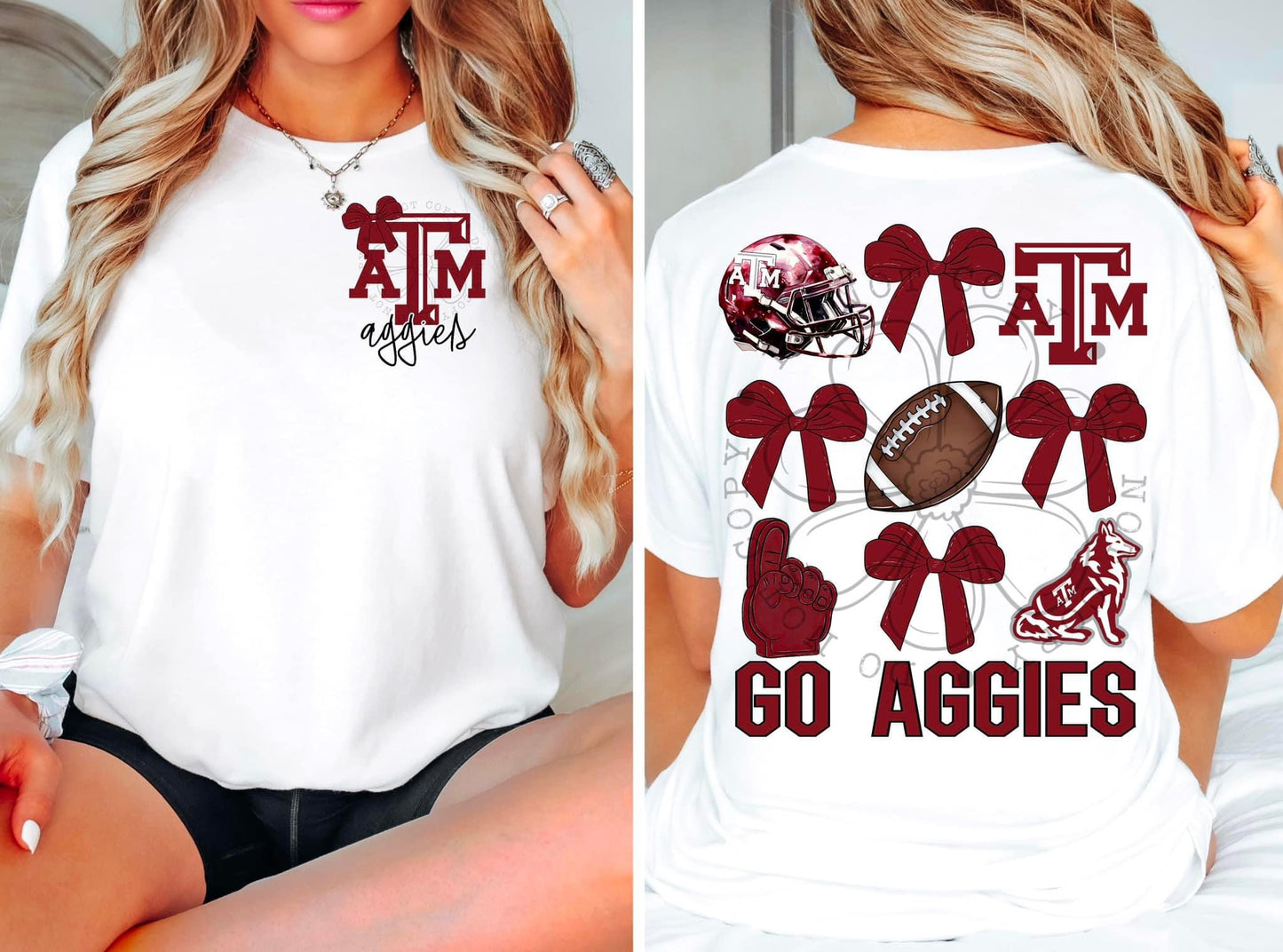 Aggies (front and back included)