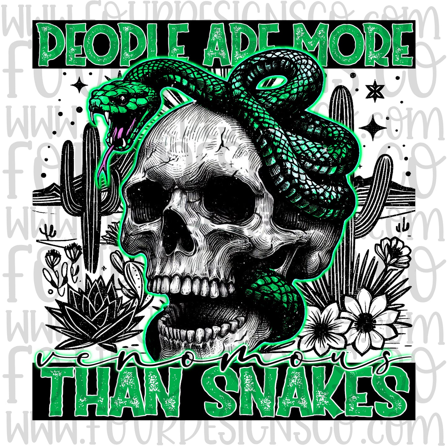 People are more venomous than snakes