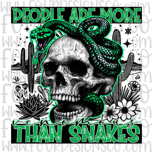 People are more venomous than snakes