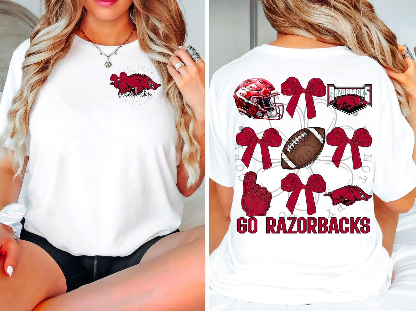 Razorbacks (front and back included)