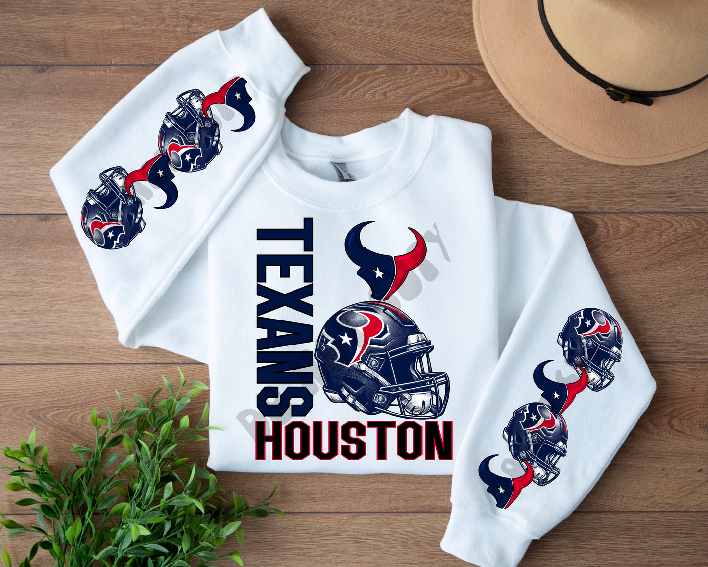 Texans with sleeve