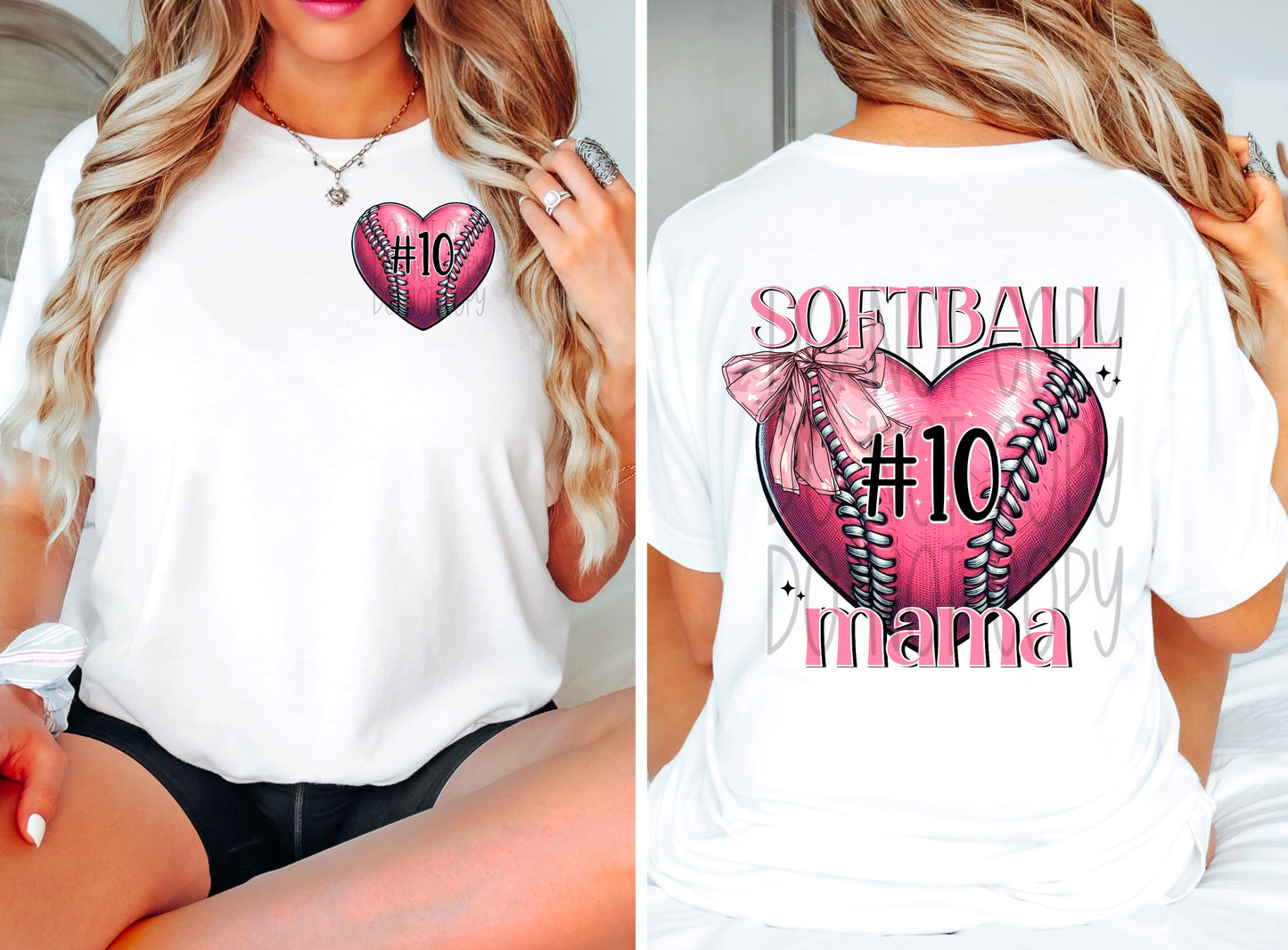 Softball mama bow