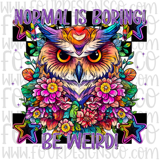 Be weird