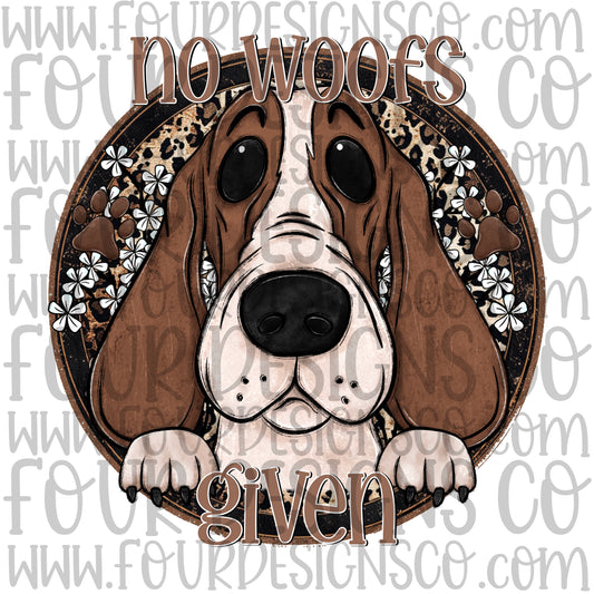 Basset- no woofs given