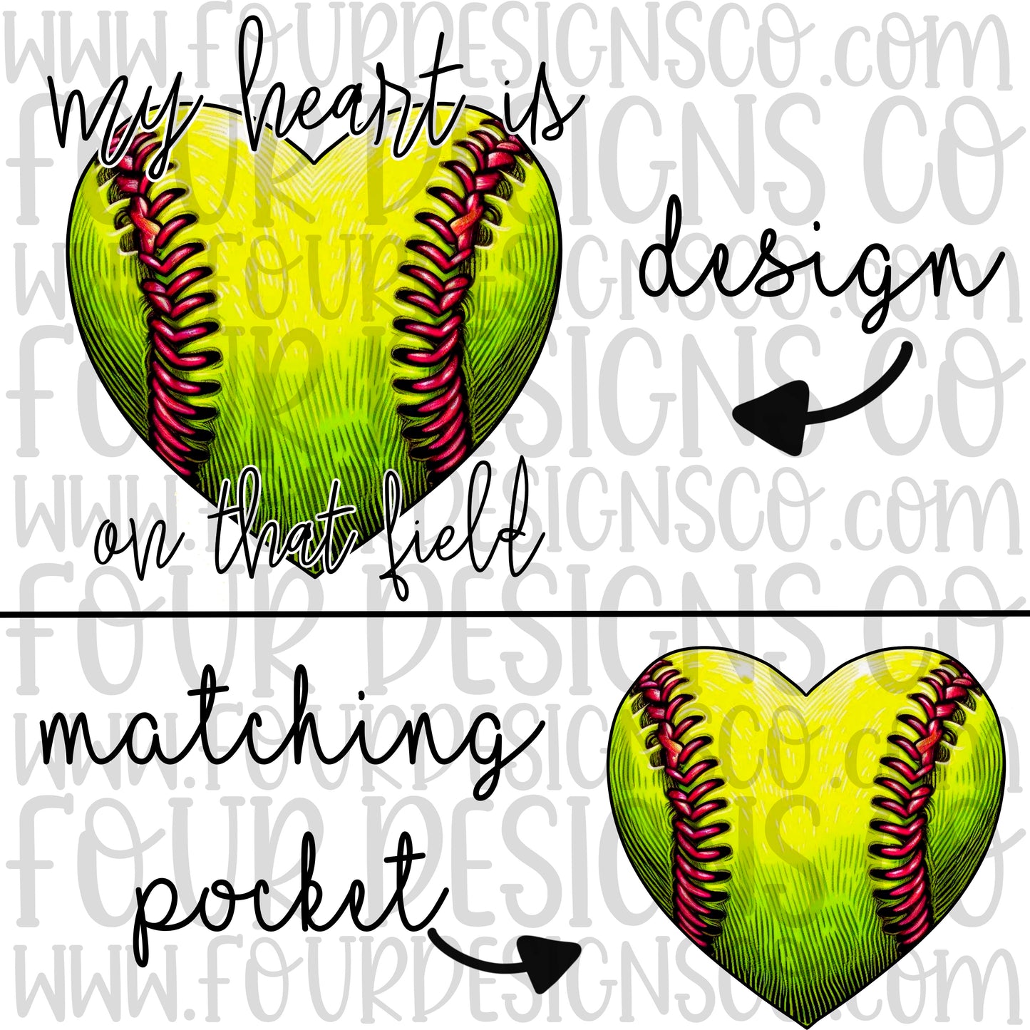 Softball heart