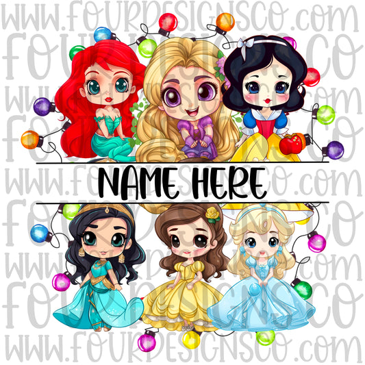 Princesses customizable