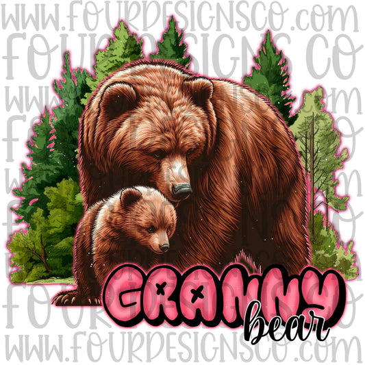 Pink- granny bear