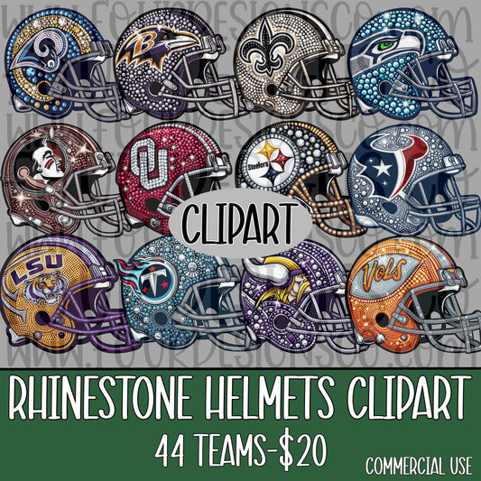 Football helmets(ONLY FOR CLIPART)