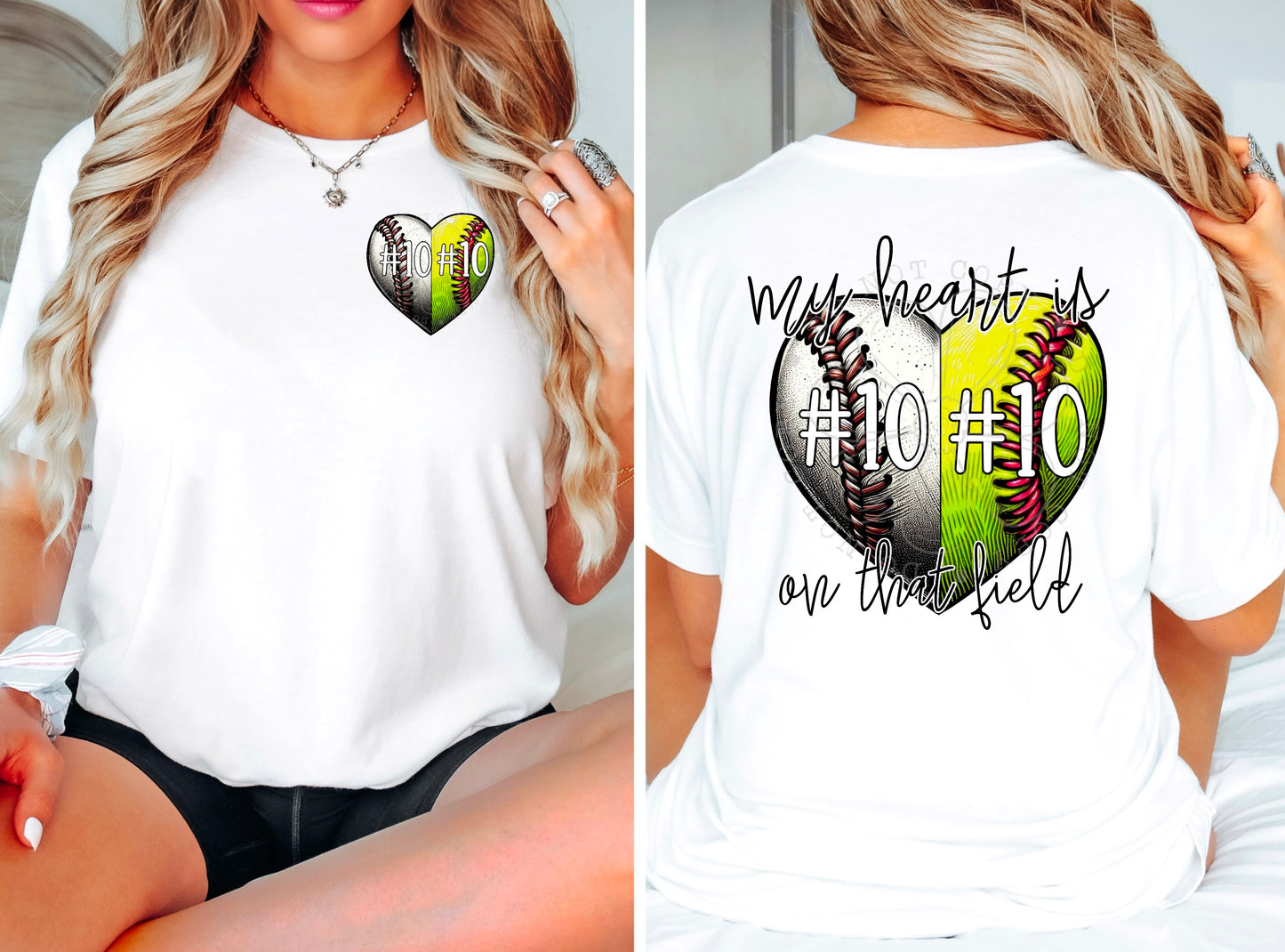 Baseball/Softball heart