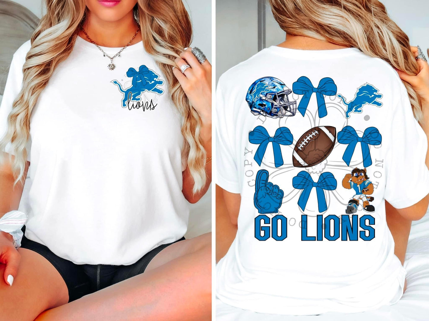 Lions (front and back included)