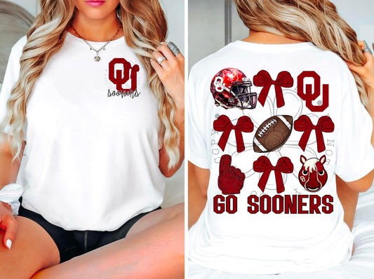 Sooners (front and back included)