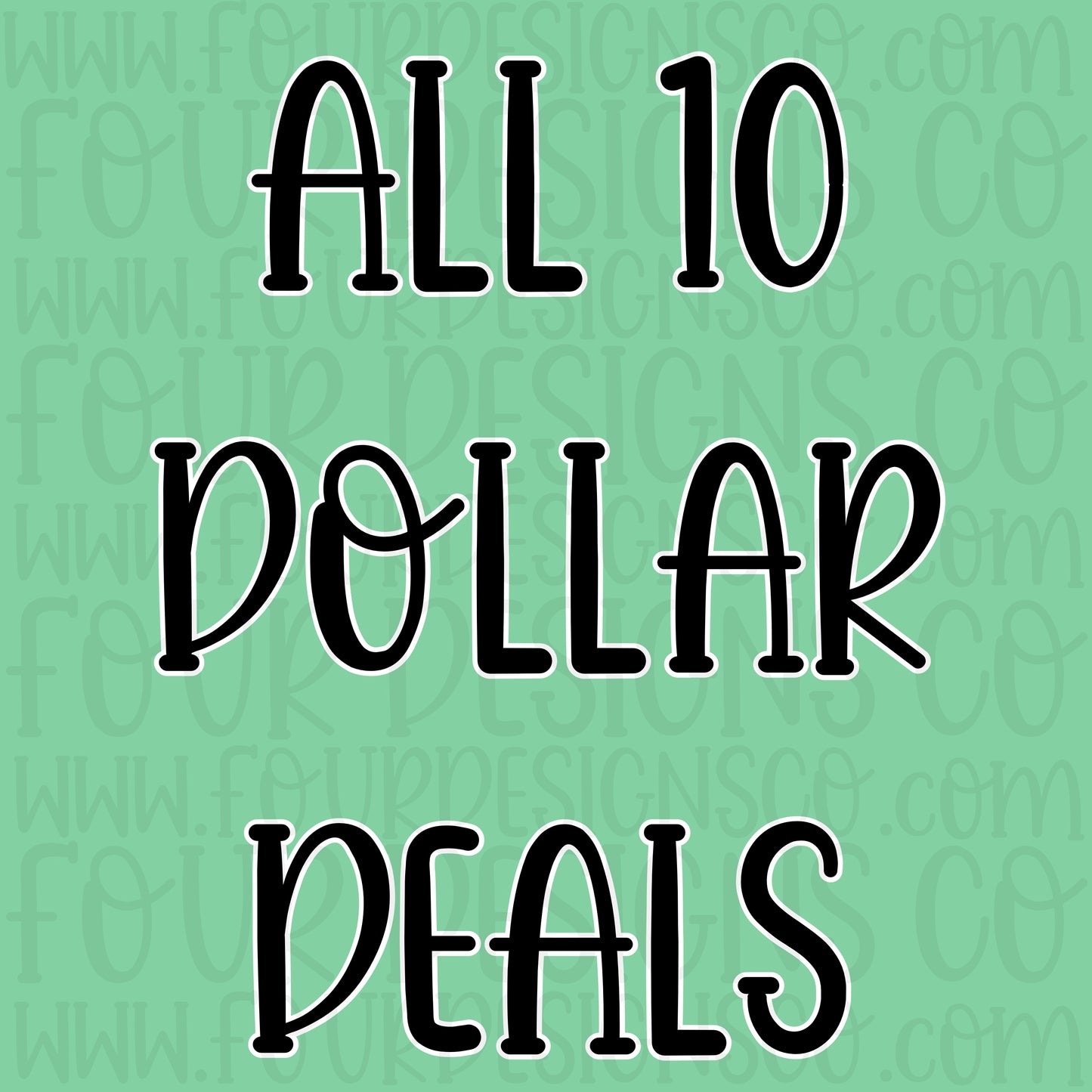 All 10 dollar deals