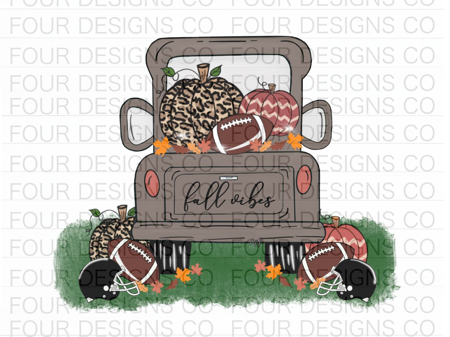 Fall/football truck