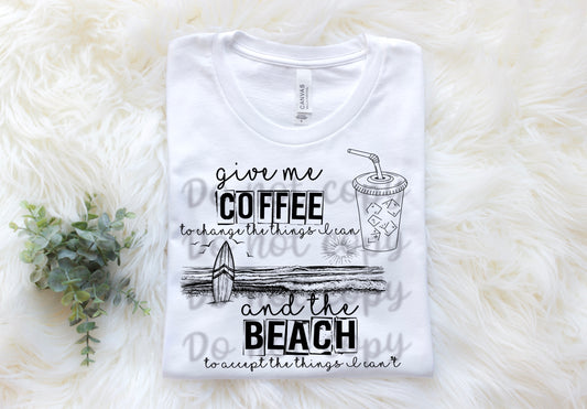 Coffee and the beach