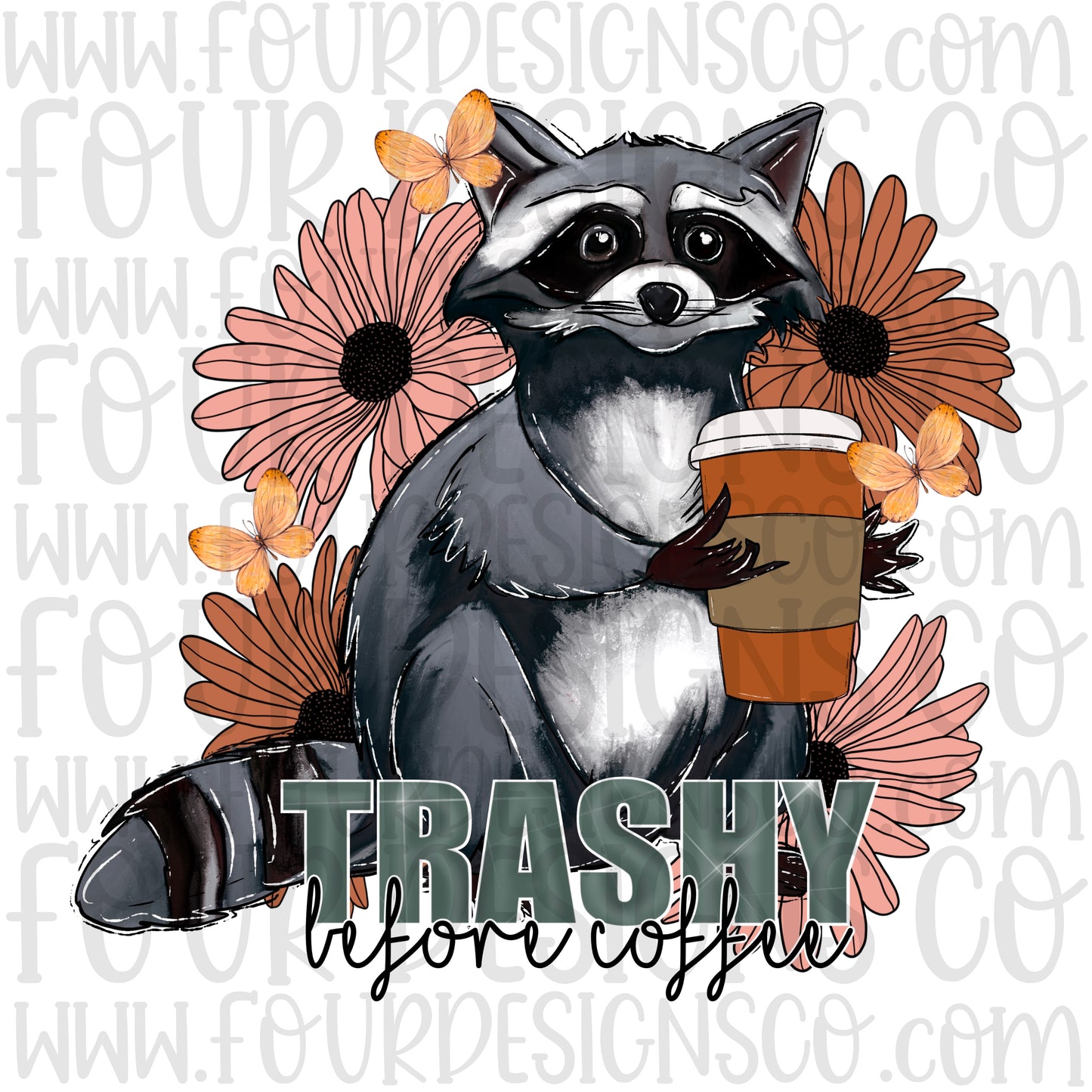 Trashy before coffee