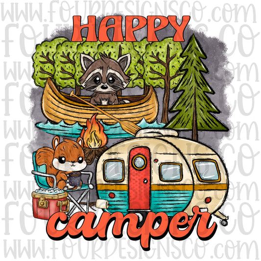 Happy camper-camper