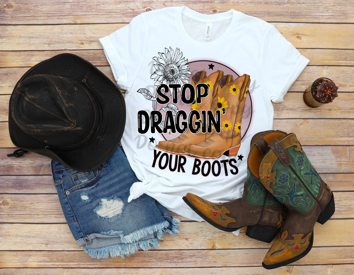 Stop draggin’ your boots