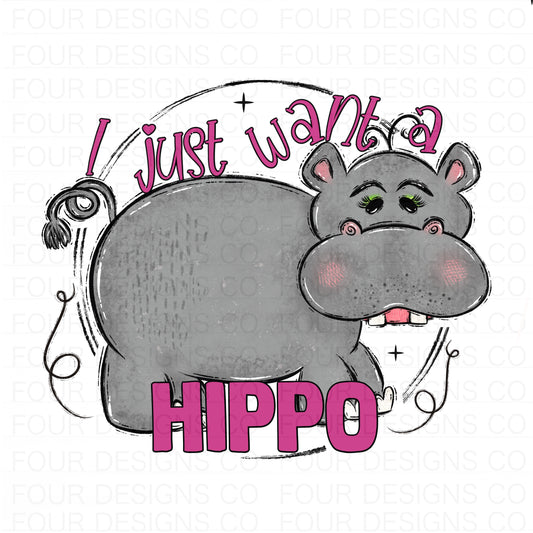 Girl hippo