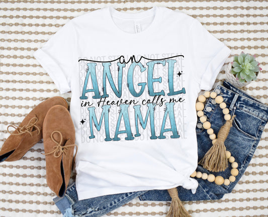 Angel mama-blue